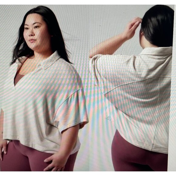 Athleta Womens Westwood Sweatshirt Tee 3XLight Heather Gray Modal Blend Relaxed - Picture 1 of 12